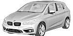 BMW F45 P2B5F Fault Code